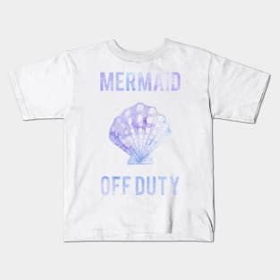 Mermaid Off Duty Kids T-Shirt